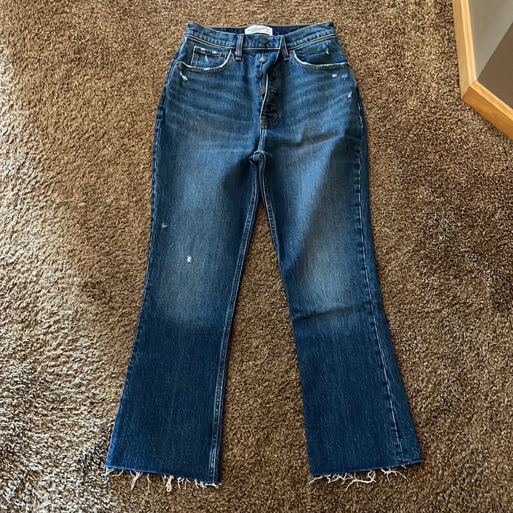 Abercrombie & Fitch “the kick flare ultra high rise”